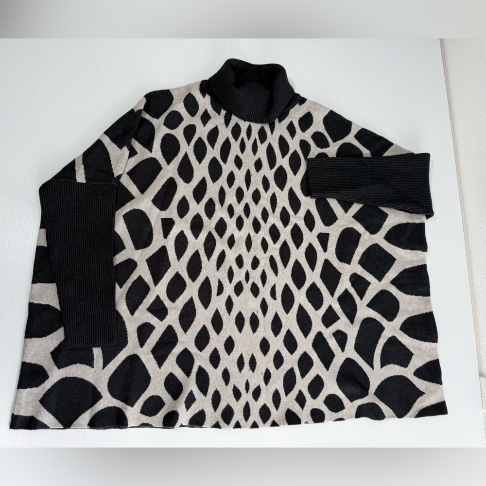 Joseph A Poncho Sweater